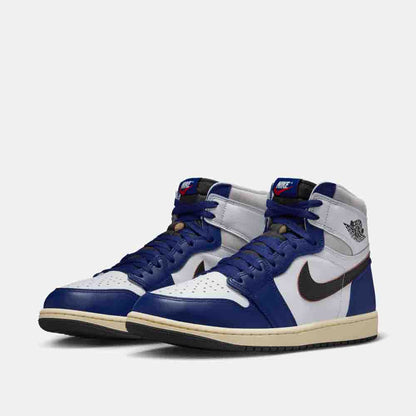 Front view of the Air Jordan 1 High OG "Rare Air".