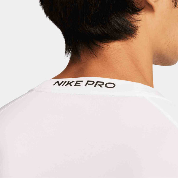 Rear view of the Men's Dri-FIT Tight Short-Sleeve Fitness Top.