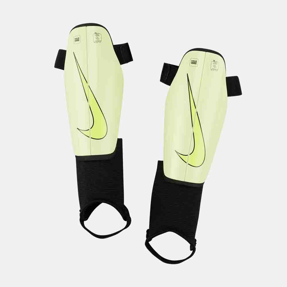 Front view of the Nike Charge Soccer Shin Guards.
