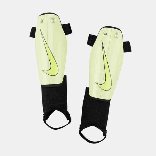 Front view of the Nike Charge Soccer Shin Guards.