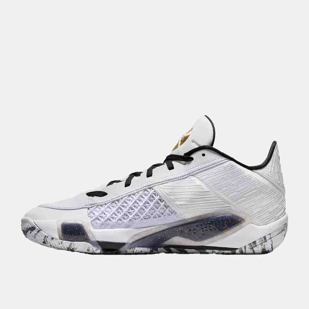 Side medial view of the Air Jordan 38 Low.