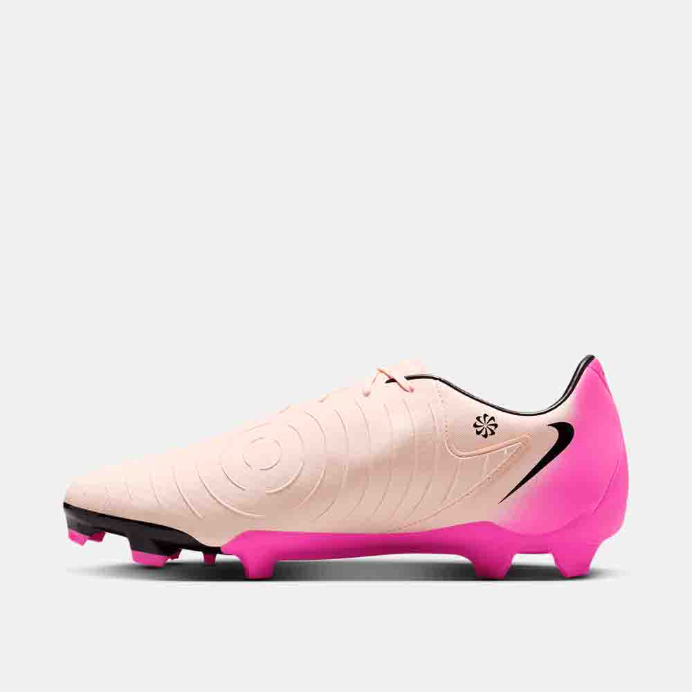 Side medial view of the Nike Phantom GX 2 Academy Soccer Cleats.