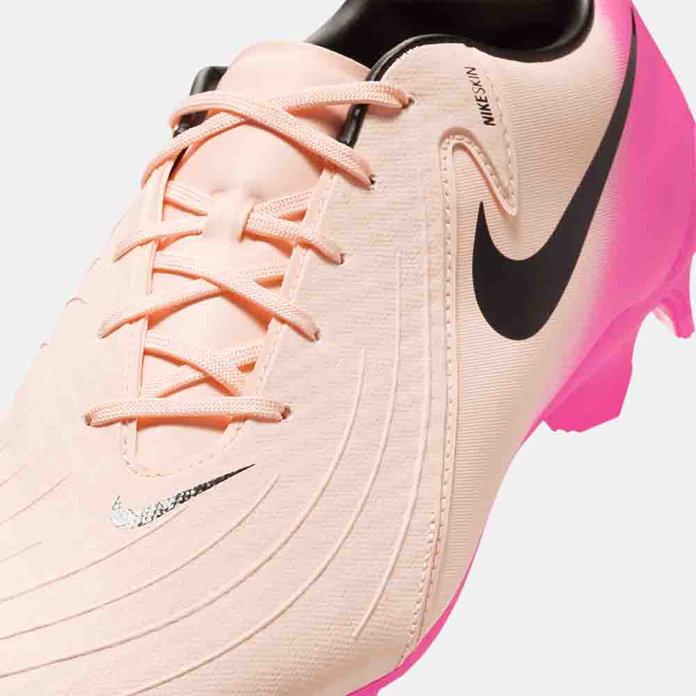 Up close, front view of the Nike Phantom GX 2 Academy Soccer Cleats.