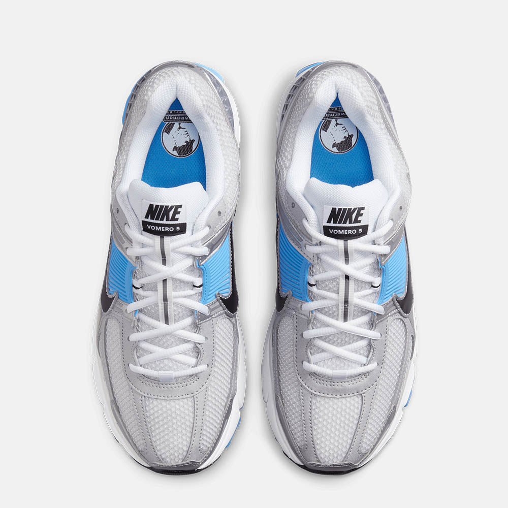 Top view of the Nike Zoom Vomero 5.
