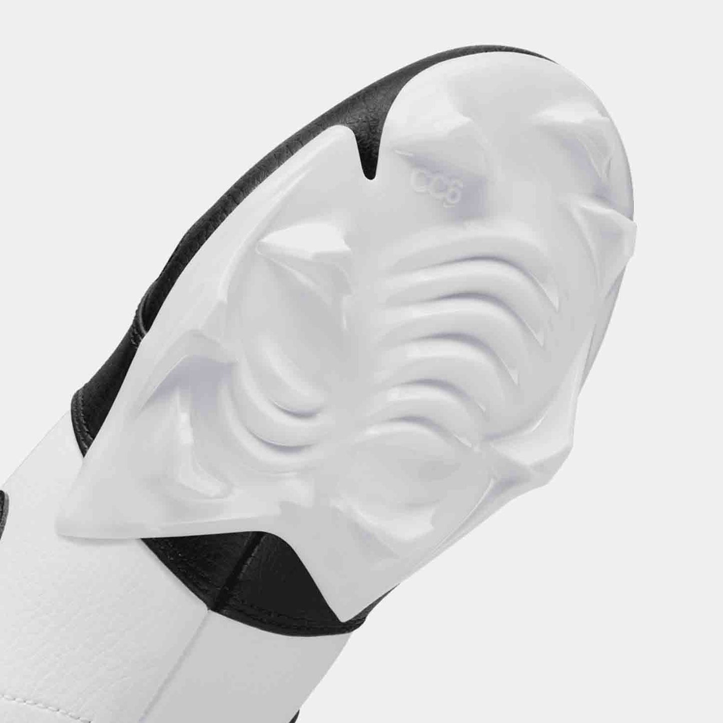 Up close, bottom view of the Men's Jordan 1 Low TD Football Cleats.
