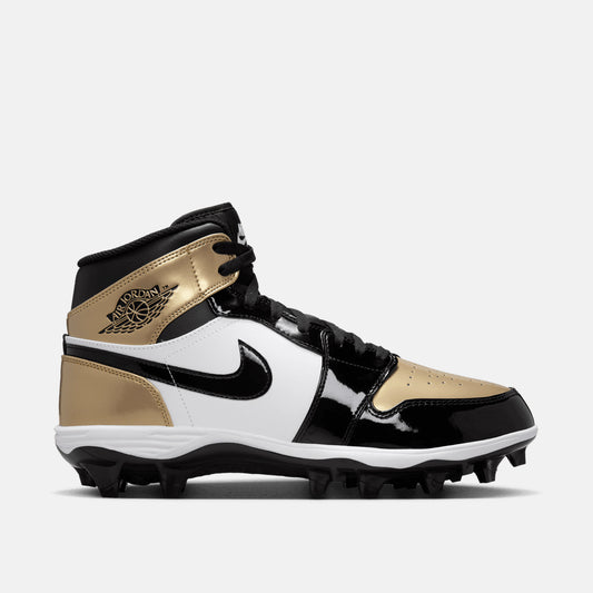 Side view of the Jordan 1 Mid TD Football Cleats.