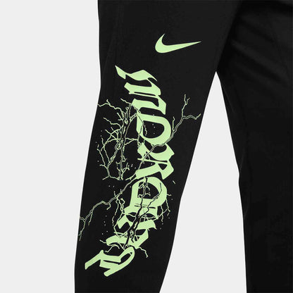 Up close view of pant leg on the Nike Men's Dri-FIT Jogger Basketball Pants.