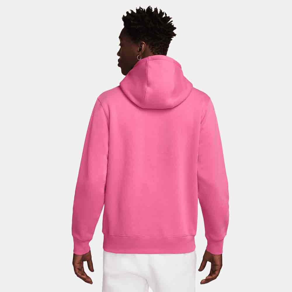 Rear view of the Men's Nike Pullover Fleece Hoodie.