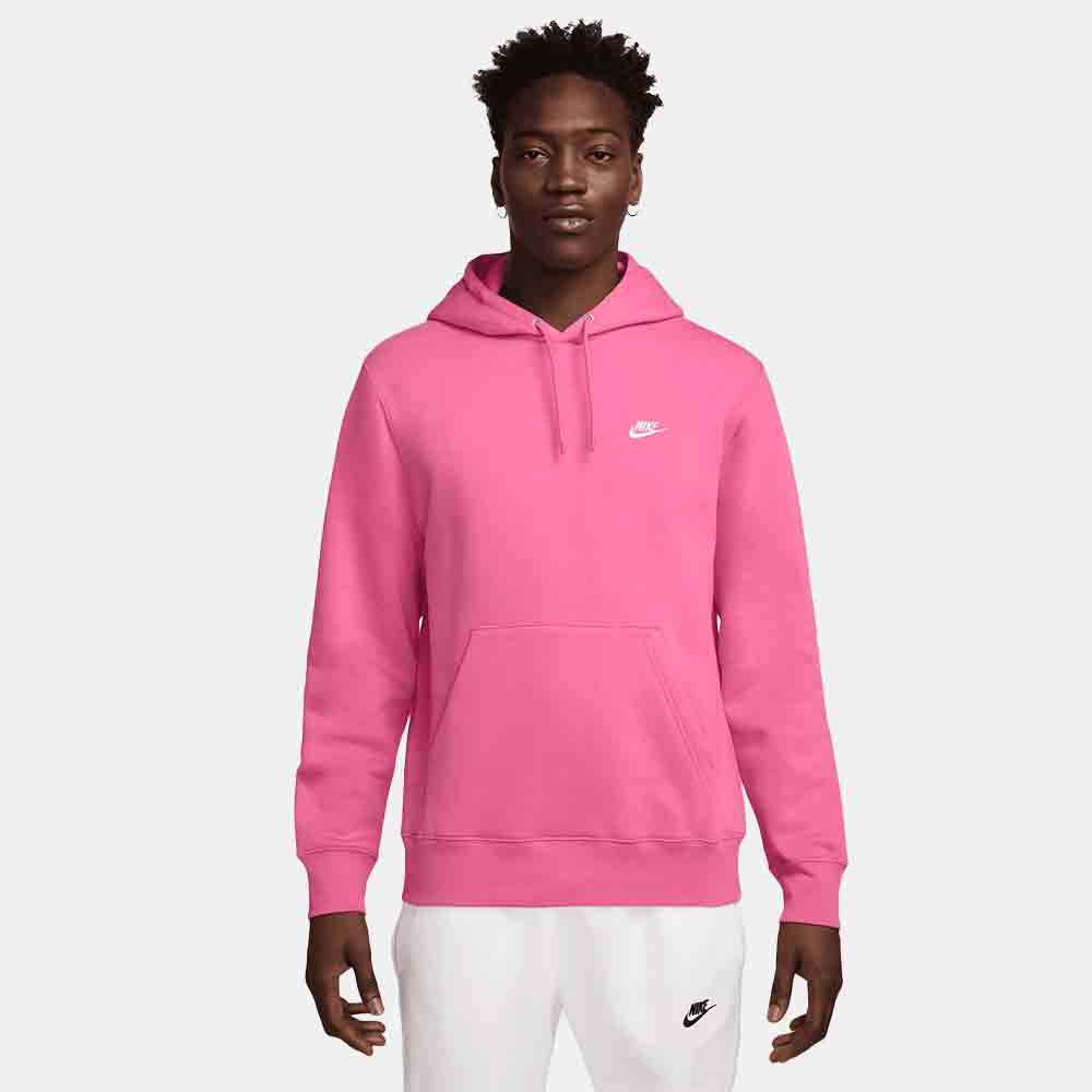 Front view of the Men's Nike Pullover Fleece Hoodie.