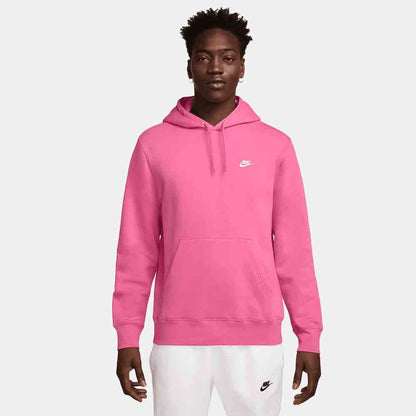 Front view of the Men's Nike Pullover Fleece Hoodie.
