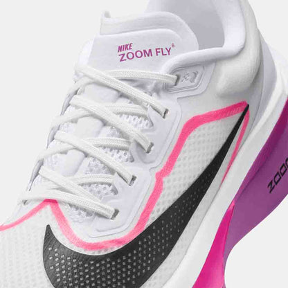Up close, front view of the Women's Nike Zoom Fly 6 Running Shoes.