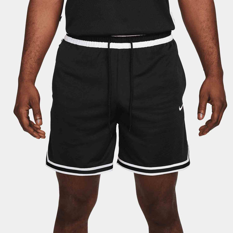 Men's Dri-FIT DNA 6" Basketball Shorts, Black/White