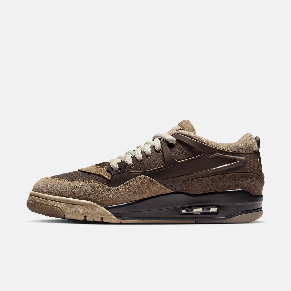 Side medial view of the Air Jordan 4 RM.