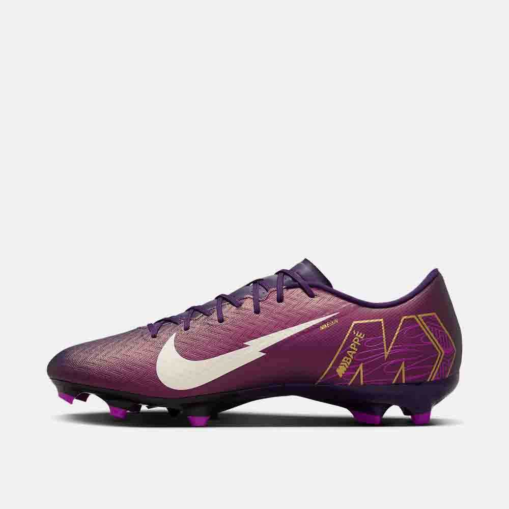 Side medial view of the Nike Mercurial Vapor 16 Academy "Kylian Mbappé" Soccer Cleats.