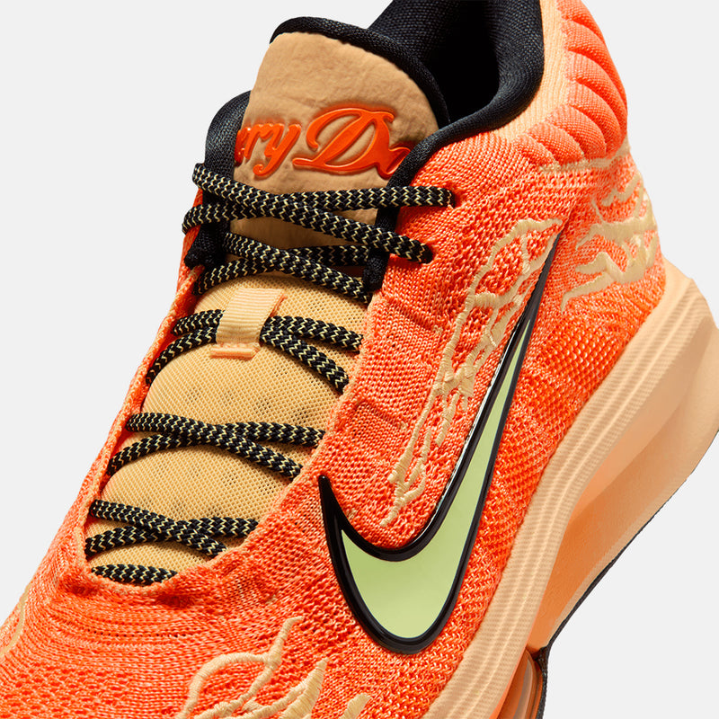 Up close, front view of the Nike G.T. Hustle 3.