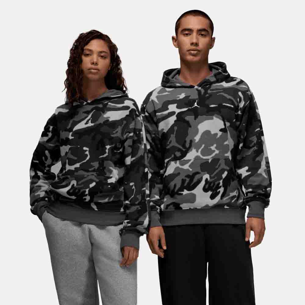 Front view of the Men's MVP Camo Pullover Hoodie.