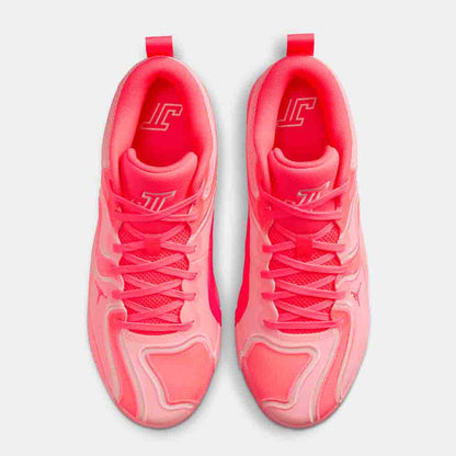 Top view of the Jordan Tatum 3 "Pink".