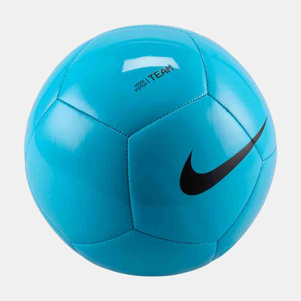 Front view of the Nike Pitch Soccer Ball.