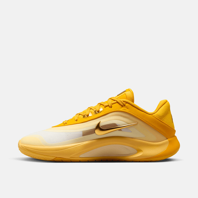 Side medial view of the A'ja Wilson A'One "Sunshine".