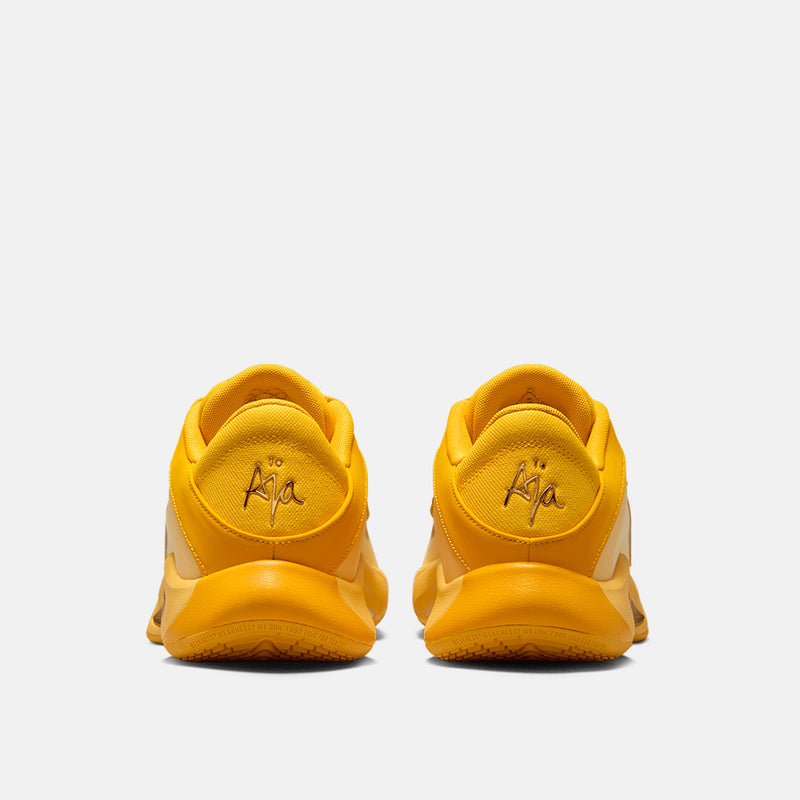 Rear view of the A'ja Wilson A'One "Sunshine".