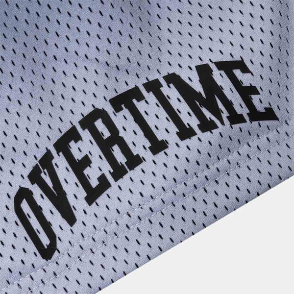 Up close view of the Overtime Classic Gradient Mesh Shorts.