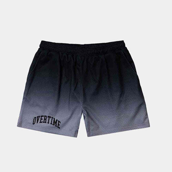 Front view of the Overtime Classic Gradient Mesh Shorts.