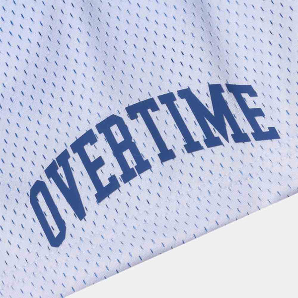 Up close view of the Overtime Classic Gradient Mesh Shorts.