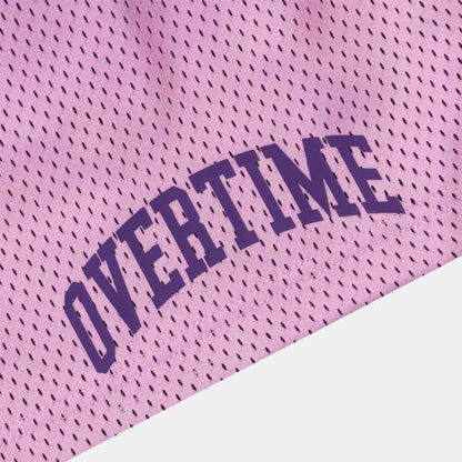Up close view of the Overtime Classic Gradient Mesh Shorts.