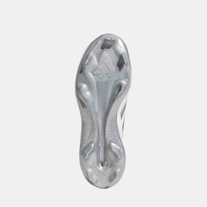 Bottom view of the Adidas Women's Purehustle 2 TPU Softball Cleats.