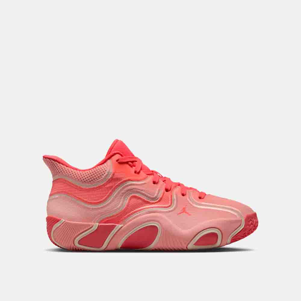 Side view of the Kids' Tatum 3 "Pink".