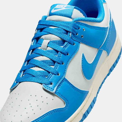 Up close, front view of the Men's Nike Dunk Low Retro.