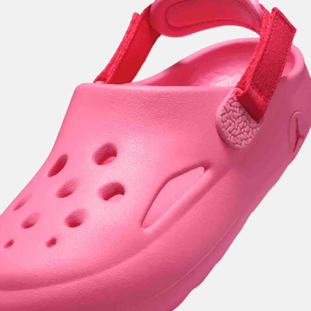 Up close, front view of the Kids' Jordan Hydrip Sandals.