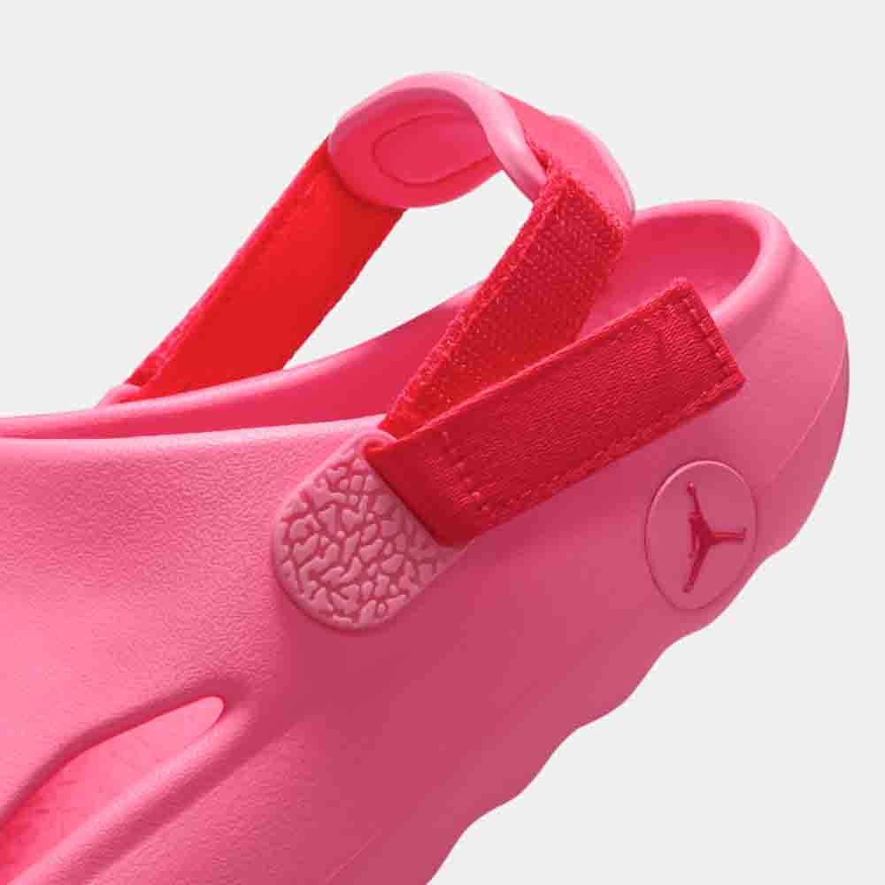 Up close, rear view of the Kids' Jordan Hydrip Sandals.