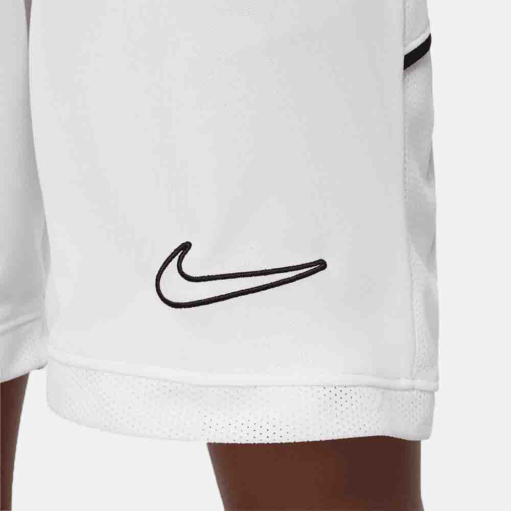 Up close, side view of the Kids' Nike Academy Dri-FIT 7" Soccer Shorts.