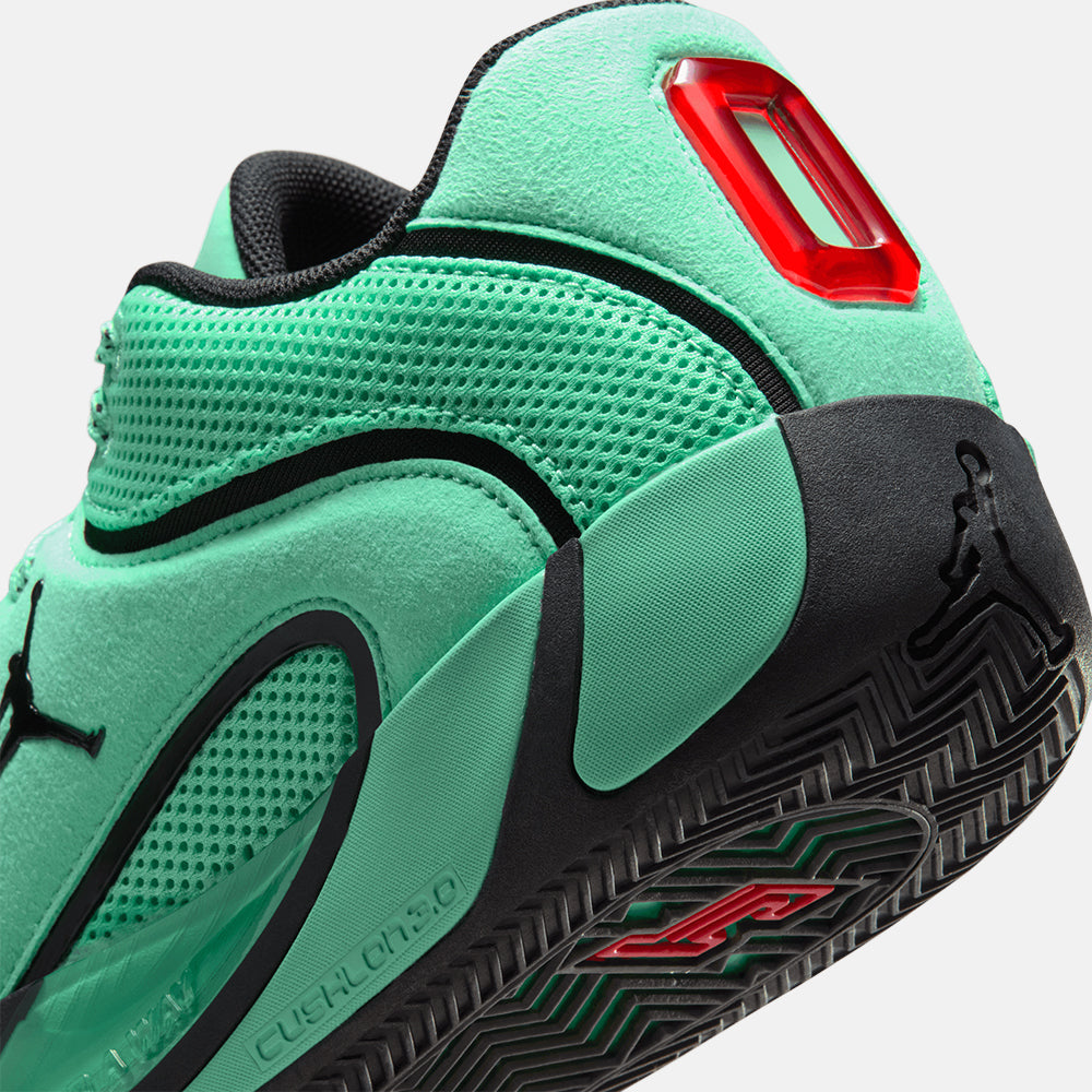 Up close, rear view of the Jordan Tatum 4.