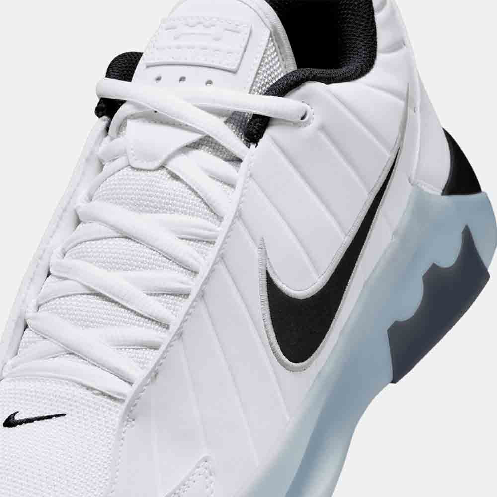 Up close, front view of the Nike LeBron Witness 9.