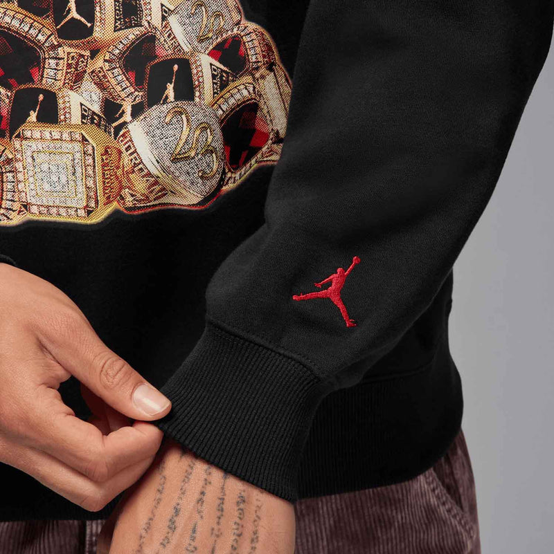 Jordan Brooklyn Fleece Men's Holiday Crew-neck Sweatshirt