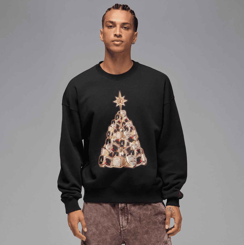 Jordan Brooklyn Fleece Men's Holiday Crew-neck Sweatshirt