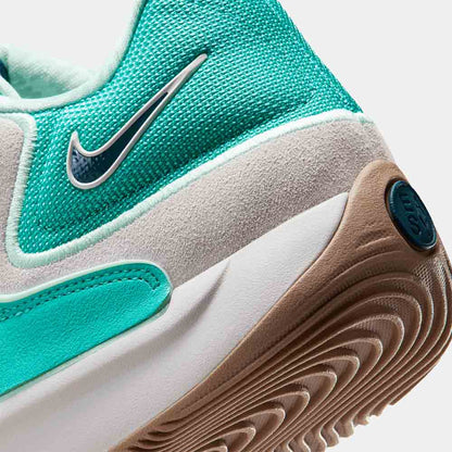 Up close, rear view of the Nike KD18 "Wanda".