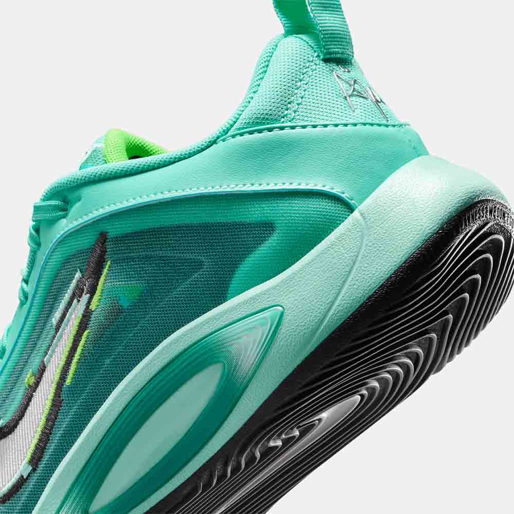 Up close, rear view of the Kids' Nike A'One.