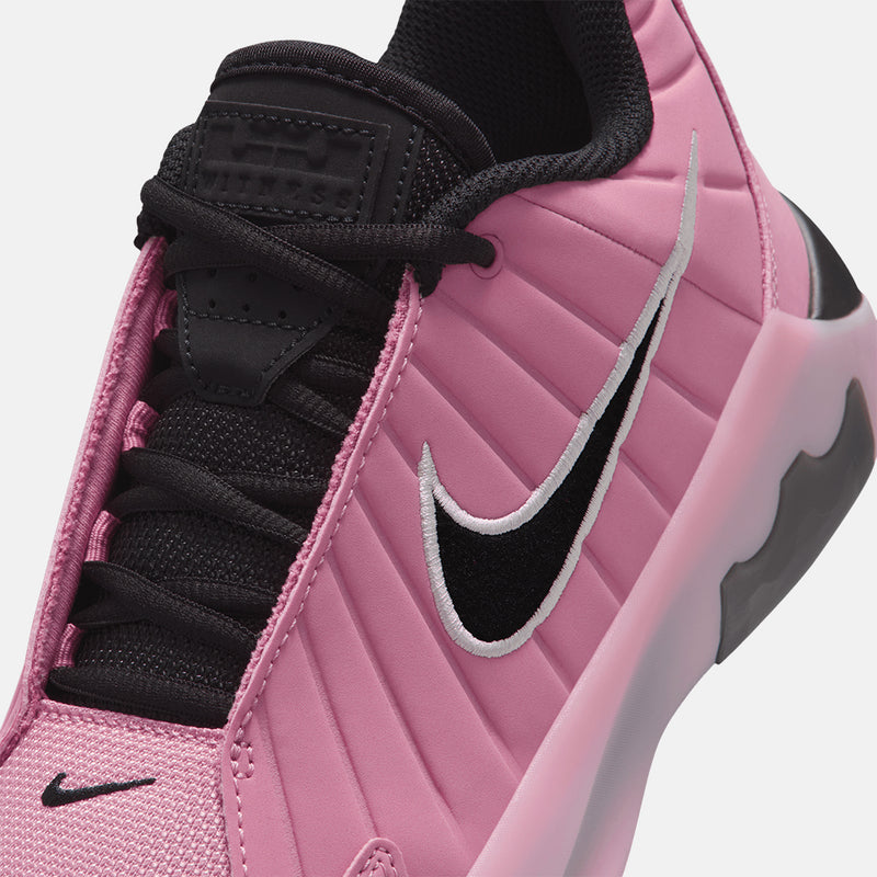 Up close, front view of the Kids' LeBron Witness 9.