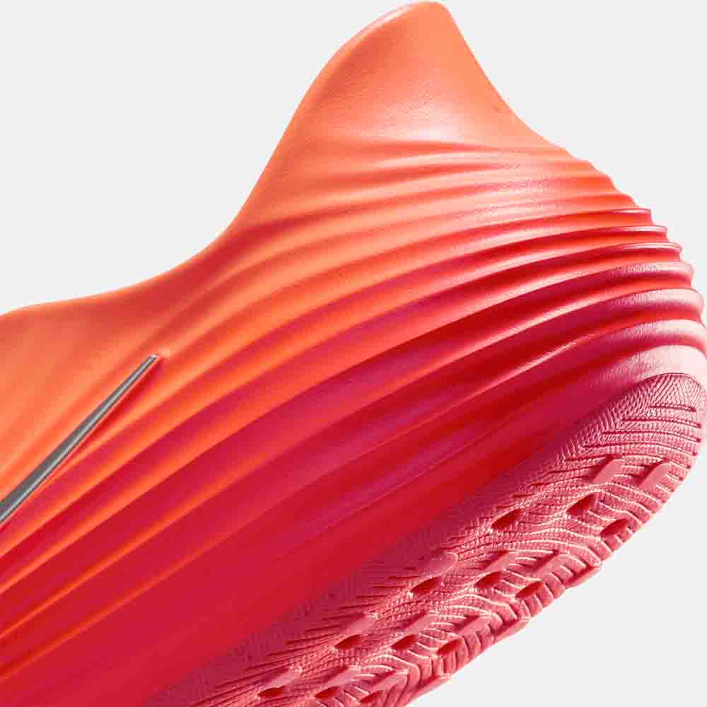 Up close, rear view of the Nike ReactX Rejuven8.