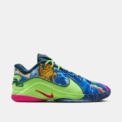 Side view of the Nike LeBron XXII "Bryce's World".
