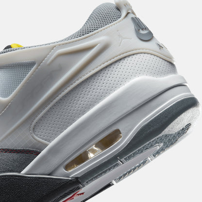 Up close, rear view of the Men's Air Jordan 4 RM Premium.