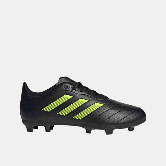 Side view of the Adidas Kids' Goletto VIII FG Soccer Cleats.