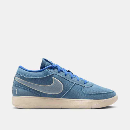 Side view of the Nike Book 1 "Blue Blood".