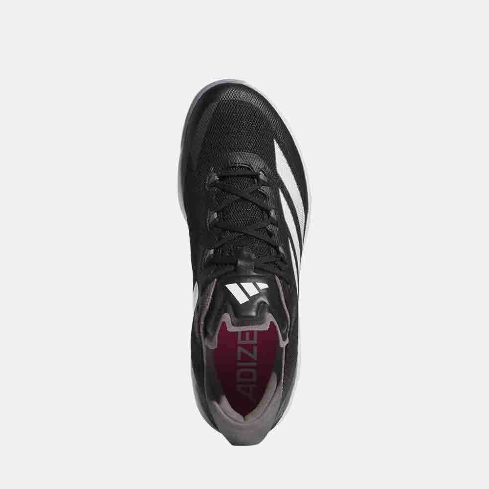 Top view of the Adidas Adizero Impact Baseball Turf Shoes.