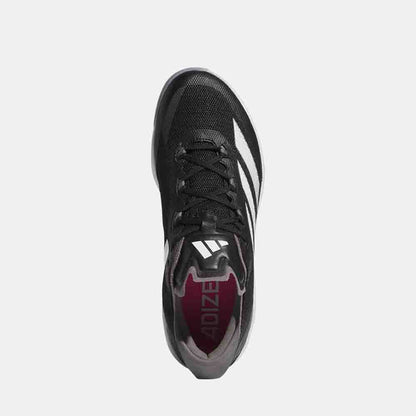 Top view of the Adidas Adizero Impact Baseball Turf Shoes.