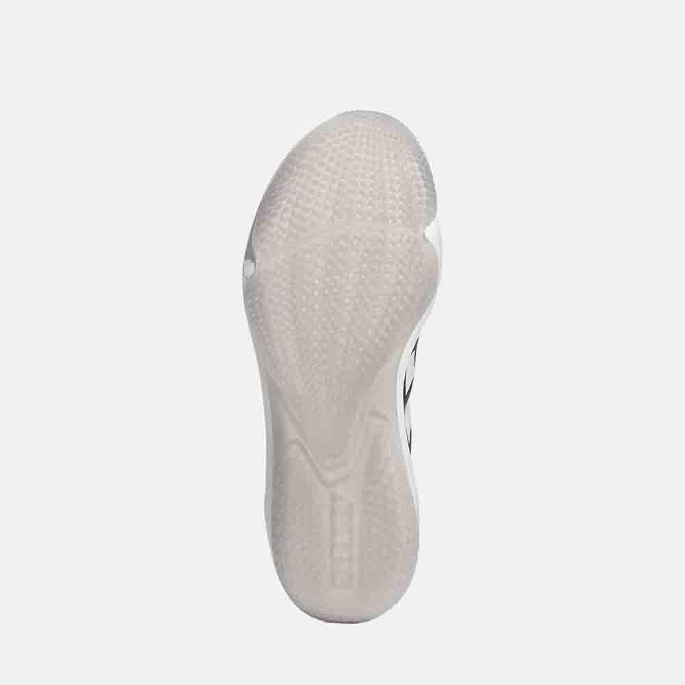 Bottom view of the Adidas Adizero Impact Baseball Turf Shoes.