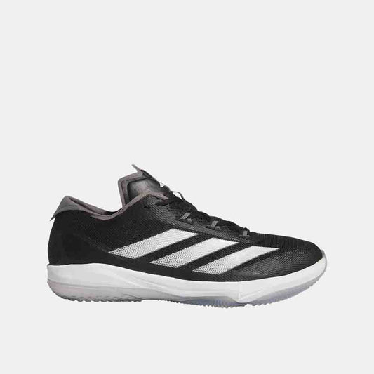 Side view of the Adidas Adizero Impact Baseball Turf Shoes.